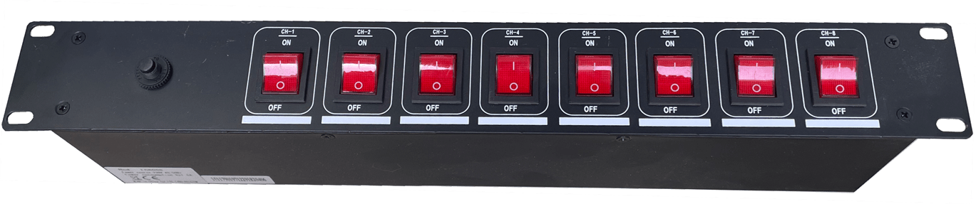 8 Einzel schaltbare Steckdosen